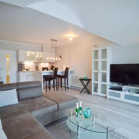 Apartment Dünenpark - Komfortplus Mit 1 Schlafzimmer Und Balkon Im Dachgeschoss 022